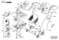 Bosch 3 600 H81 A02 ROTAK 340 Lawnmower Spare Parts